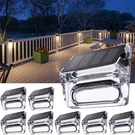 Qualdout Solar Outdoor Lights, 8 Pack Fence Deck Waterproof Out.... Fixed Price $40.16.