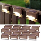Denicmic 16 Pack Fence Post Solar Lights For Patio Pool Stairs Step And Pathw.... Fixed Price $34.23.