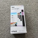 New Feit Electric Color Path Lights 4 Pack Works W/ Alexa Google Home. Fixed Price $71.20.