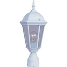 Maxim Westlake Cast 1-LIGHT Outdoor Pole/post Lantern White 1001WT. Fixed Price $48.00.
