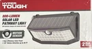 Hyper Tough Solar Led Pathway Light With Motion Sensor (800 Lumens). Fixed Price $15.75.