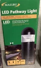 Malibu 8401-9303-01 Led Low Voltage Pathway Light Black Metal Outdoor Landscape. Fixed Price $27.85.