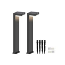 Square Solar Landscape Lights - Powered Landscaping Led Lamps Pir Sen.... Fixed Price $131.31.