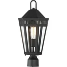 Maxim Lighting 30590CLBK Oxford 19 Inch Black Outdoor Pole/post Mount. Fixed Price $196.20.