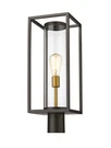 Z-lite 584PHMR Dunbroch 22" Tall Outdoor Single Head Post Light Deep Bronze. Fixed Price $131.03.