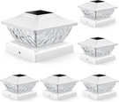 Ensli Solar Post Cap Lights Outdoor 6 Pack, 2 Mode Bright Fence Li.... Fixed Price $51.84.