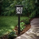 Hampton Bay Black Springs 35 Lumen Low V. Led Weather Resist. Path Light. Fixed Price $25.37.