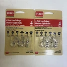 Toro 4 Watt Low Voltage Outdoor Replacement Light Bulbs Model 52916 Pkg Of. Fixed Price $10.99.