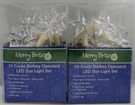 Merry Brite 10 Count Battery Operated Led Star Light Set 3 Ft 2 Pk. Fixed Price $28.99.