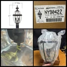 Quoizel NY9042Z Post Lamp - Verdi Bronze Beveled Glass 60W New In Box. Fixed Price $139.00.