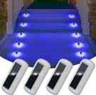 4 Pack Solar Powered Led Lights Road Driveway Pathway Dock Ground Steps Us. Fixed Price $30.99.