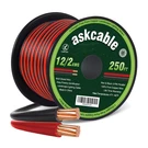 Askcable 12/2 Low Voltage Landscape Lighting Copper Wire Gauge 250'. Fixed Price $154.00.