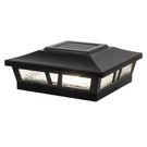 Classy Caps SLX772B 6X6 Black Aluminum Oxford Solar Post High-perfor. Fixed Price $54.35.