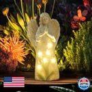 Roundot Garden Angel Statues Outdoor Decor 9.6 Inches Led Lights Solar. Fixed Price $49.98.