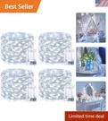 Charming 4 Pack 50 Led Twinkle Lights - 16.1FT Battery Powered For All Occasions. Fixed Price $23.39.