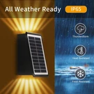 Led Solar Fence Light Outdoor Dusk-to-dawn Wall Garden Pathway Deck Lamp. Fixed Price $65.99.