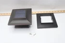 Veranda Solar Outdoor Post Cap Light Bronze Plated Plastic 11LM 3000K 4"X4". Fixed Price $25.79.