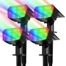 Tecknet Solar Color Changing Lights, 7 Lighting Modes 4 Pack, Rgb. Fixed Price $58.81.