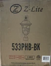 Z-lite 533PHB-BK Armstrong 3-LIGHT Outdoor Post Mount Fixture Black. Fixed Price $139.99.