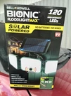 Bell+howell Solar Motion Flood Light 3-HEAD Led 500 Lumens Security Waterproof. Fixed Price $25.00.