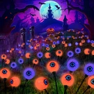 Lewondr Halloween Decorations Outdoor Eyeball Lights, 6 Pack Solar Garden Lig.... Fixed Price $57.81.