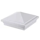Fiberon Countryside 5 In. X Tranquil White Pvc Pyramid Cap. Fixed Price $25.77.
