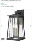 Elk Lighting Kirkdale Black Matte Lights 180W Outdoor Wall Sconce 83402/3. New. Fixed Price $400.00.