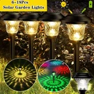 6 18PCS Solar Garden Lights Outdoor Landscape Led Pathway Yard Waterproof. Fixed Price $39.82.