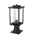Elegant Lighting OD307P17 Philip 17" Tall Post - Black. Fixed Price $118.00.