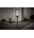 2 X Hampton Bay Caldwell Led Path Light, Black W/ Clear Seedy Glass (low Voltage. Fixed Price $36.99.