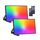 Pack Led Rgbw Flood Lights Outdoor 500W Equiv 2700K Warm White 50W Dimmable Mi. Fixed Price $68.21.