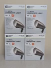 Lot Of (4) Commercial Electric Led Landscape Flood Light Bronze 14W 1100 Lumens. Fixed Price $34.99.