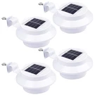 4PCS Led Solar Gutter Waterproof Outdoor Garden Fence Wall Lights Closeout. Fixed Price $59.90.