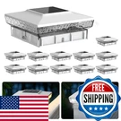 Keilaimo Solar Post Cap Lights, 12-PACK Upgraded Outdoor Deck Fence. Fixed Price $98.84.