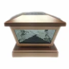 8-PK Solar (glass Lens) (white Smd Led) Cap Light For Wall (4"/5"/6") Post. Fixed Price $135.99.