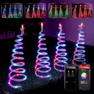 4 Pack Spiral Christmas Tree Pathway Lights, Smart Outdoor Decorati.... Fixed Price $112.89.