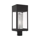Livex Franklin 1 Light Outdoor Post Top Lantern, Black 20763-04. Fixed Price $249.96.