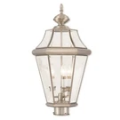 Livex Georgetown Light Post Top Lantern, Nickel/clear Beveled 2364-91. Fixed Price $509.96.