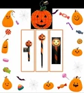 11-LOT Jack O' Lantern (pumpkin) Halloween 10 Solar Lights Hanging Decor.. Fixed Price $50.00.