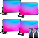 Rgb Led Flood Lights 60W, 4 Pack Color Changing Stage With Remote. Fixed Price $116.99.