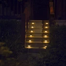 Warm Solar For Steps Decks Stairs Fences, Led Waterproof, 6 Pack. Fixed Price $46.82.