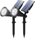 Solar Spotlights, Waterproof Outdoor Landscape Auto On/off Adj. Fixed Price $47.93.