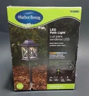 Harbor Breeze Led Path Light Matte Black Finish Adjustable White Low Volt New. Fixed Price $40.00.