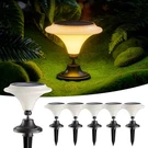 Solar Table Lights Outdoor, 6 Pack Classic Martini-shaped Lanterns With Base .... Fixed Price $64.45.