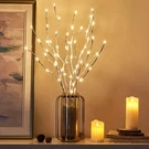 Pre Lit White Birch Twig Branch Lights 30IN 60LT Plug Lighted Willow F. Fixed Price $34.59.