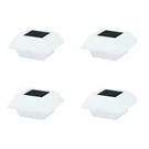 4 Pk Hampton Bay Roof Gutter Light Solar Powered Security Led Outdoor White. Fixed Price $19.99.