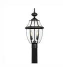 Brayden Outdoor Post Light Matte Black Clear Beveled Glass 21-IN 338654. Fixed Price $29.00.