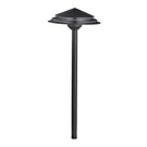 Kichler 16124 BKT30 21'' Round Tiered 3000K Led Path Light In Textured Black. Fixed Price $89.95.