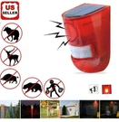Solar Alarm Led Light Strobe Wireless Motion Sensor Detector Outdoor. Fixed Price $13.96.