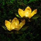 Solar Garden Lights 2PACK Amber Crackle Globe Waterproof Orange Led Aiiny Glass. Fixed Price $74.99.